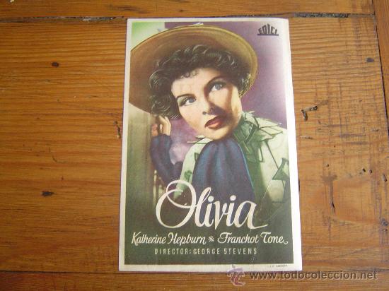 Cine: Folleto cine Olivia. - Foto 1