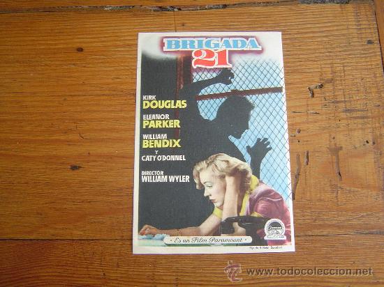Cine: Folleto cine, pelicula Brigada 21. - Foto 1