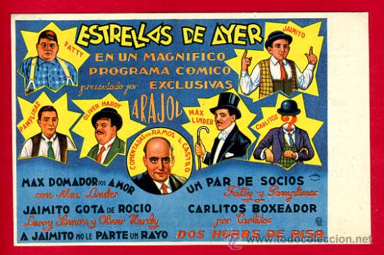 Cine: ESTRELLAS DE AYER , SENCILLO, ORIGINAL,  ARAJOL 7 - Foto 1