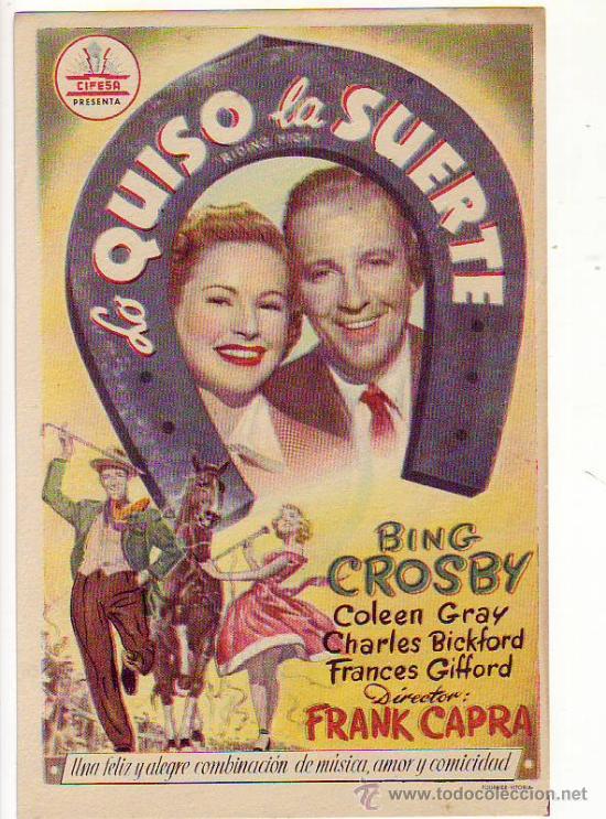 Cine: lo quiso la suerte - bing brosby - Foto 1