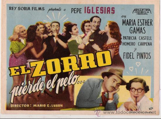 Cinema: 286--el zorro pierde el pelo...