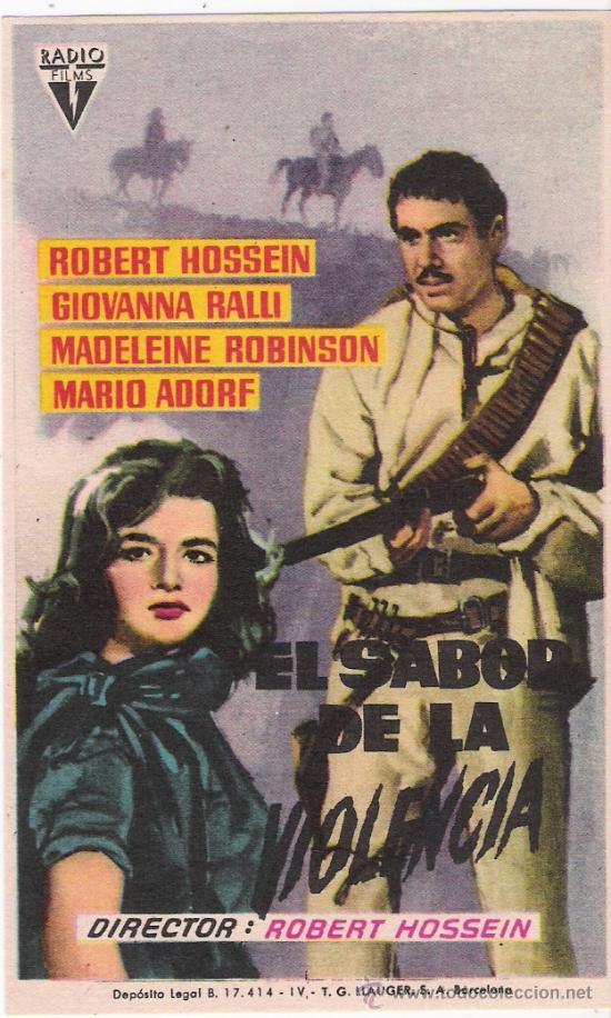 Cine: EL SABOR DE LA VIOLENCIA - Foto 1