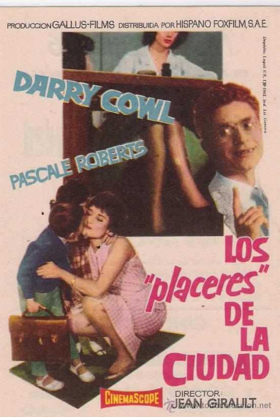 Cine: los placeres de la ciudad programa del dia del estreno - Foto 1