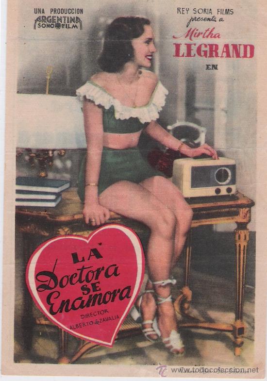 Flyers Publicitaires de Films Anciens: la doctora se enamora