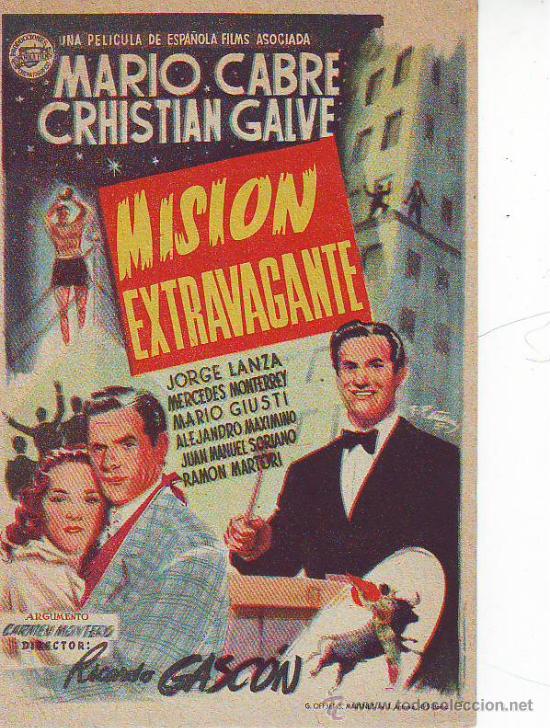 Cine: mision extravagante - jorge lanza - Foto 1