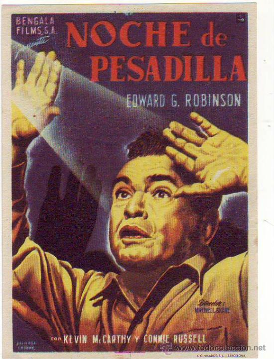 Cine: noche de pesadilla - edward g. robinson - Foto 1