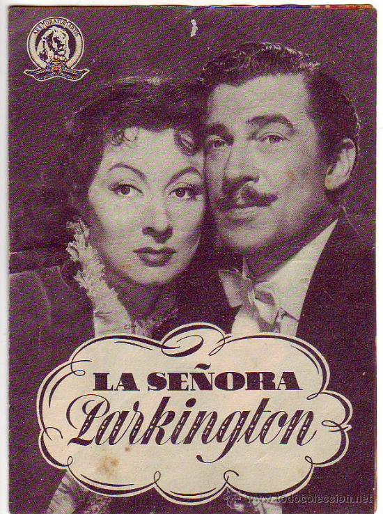 Cine: la se&ntilde;ora larkington - greer garson - walter pidgeon - programa doble - c/p