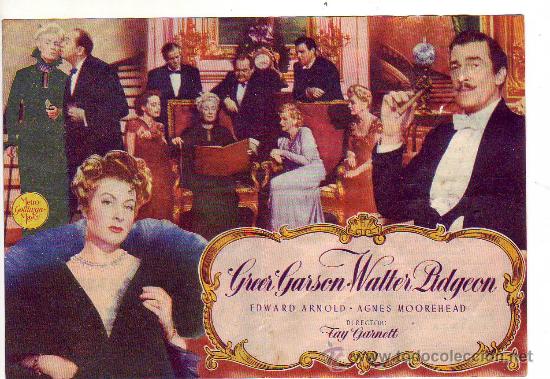 Cine: la se&ntilde;ora larkington - greer garson - walter pidgeon - programa doble - c/p - Foto 2