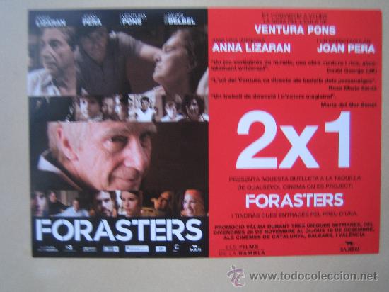 Cine: forasters - folleto de mano - Foto 1