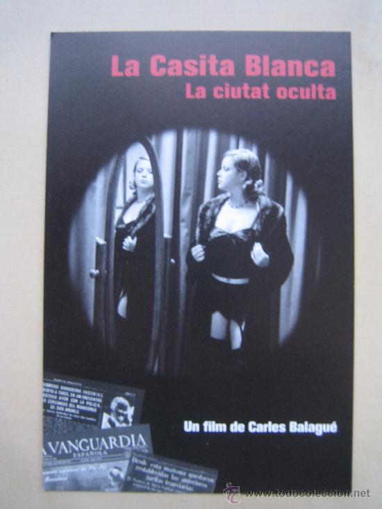 Cine: la casita blanca la ciudad oculta - folleto de mano tarjeta del estreno