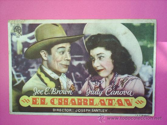 Flyers Publicitaires de Films Anciens: folleto de mano  EL CHARLATAN  PROPAGANDA CINE VICTORIA , VER REVERSO