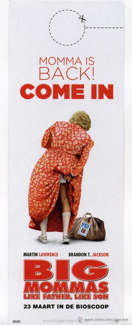 Cine: ESTA ABUELA ES UN PELIGRO 2, con Martin Lawrence. RECORTABLE.