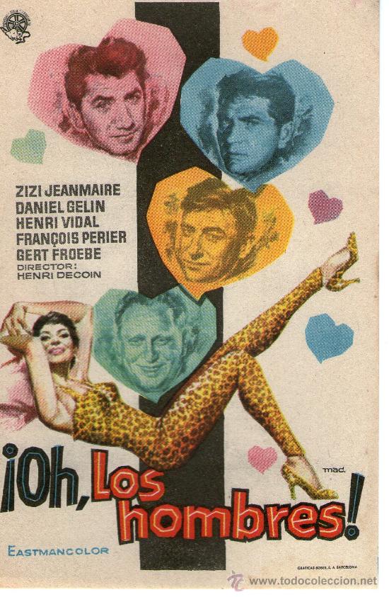 Flyers Publicitaires de Films Anciens: oh, los hombres / &iexcl;oh, los hombres!