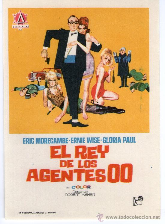 Flyers Publicitaires de Films Anciens: folleto de mano de la palicula - el rey de los agentes 00 - robert asher