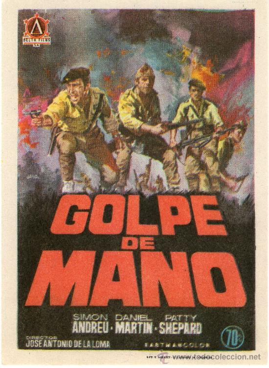 Cine: programa de mano - golpe de mano - jose antonio de la loma - Foto 1