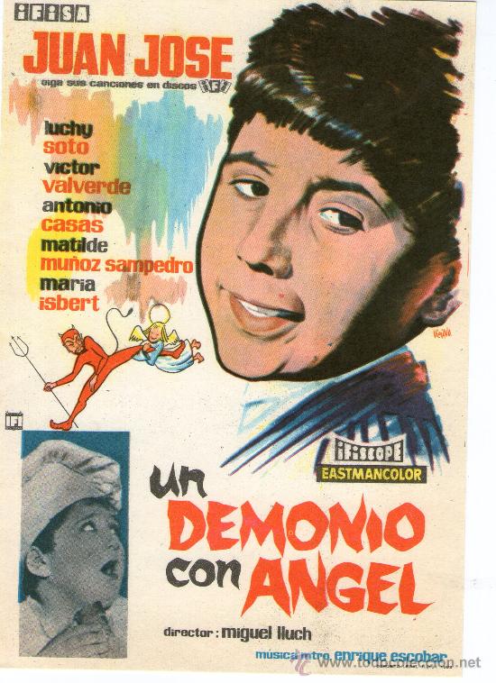 Cine: programa de mano de a pelicula - un demonio con angel - miguel lluch - Foto 1