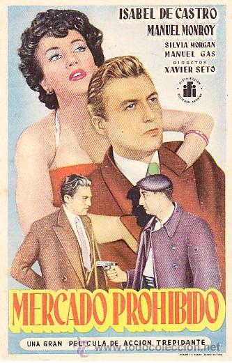 Cine: PROGRAMA DE CINE: MERCADO PROHIBIDO PC-1341 - Foto 1