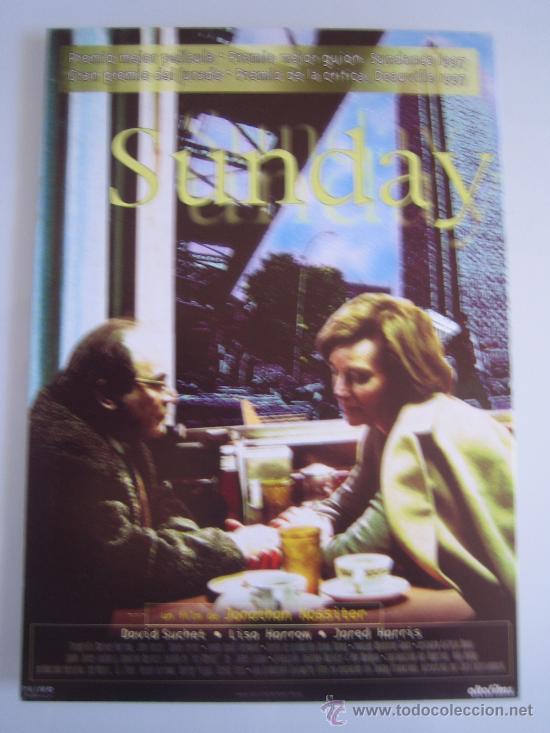 Flyers Publicitaires de Films Anciens: sunday - folleto de mano tarjeta original estreno