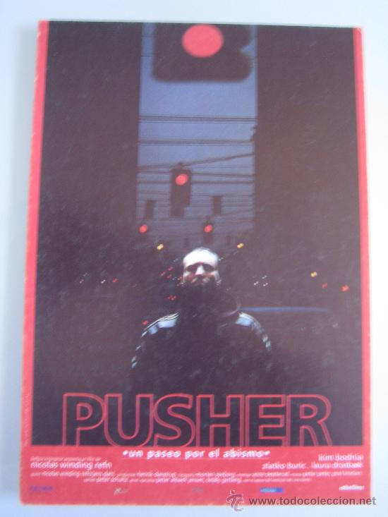Flyers Publicitaires de Films Anciens: pusher  - folleto de mano tarjeta original estreno