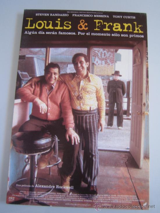 Flyers Publicitaires de Films Anciens: louis & frank - folleto de mano tarjeta original estreno