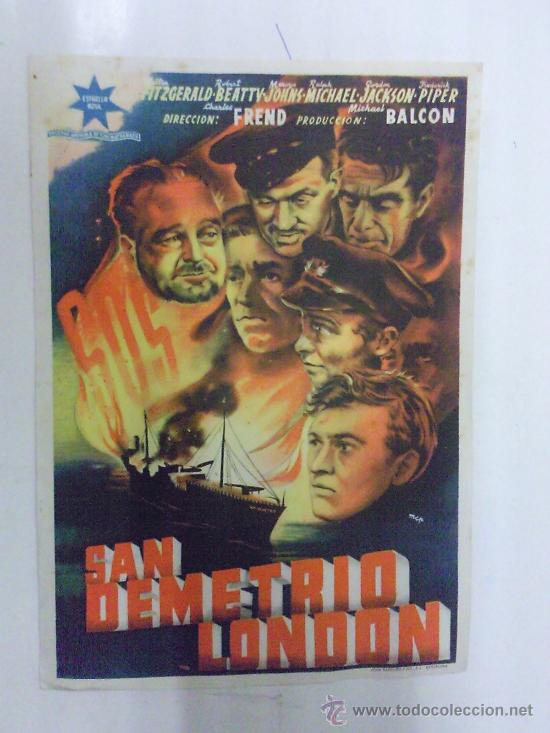 Cine: FOLLETO DE MANO, SAN DEMETRIO LONDON