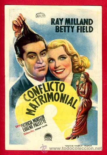 Cine: CONFLICTO MATRIMONIAL , SENCILLO, ORIGINAL, ARAJOL 107