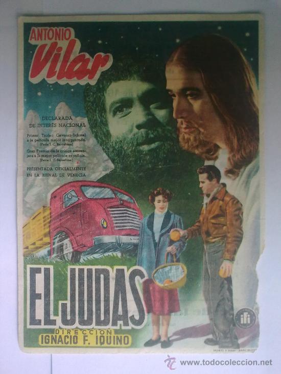 Cine: FOLLETO DE MANO, EL JUDAS, CON PUBLICIDAD