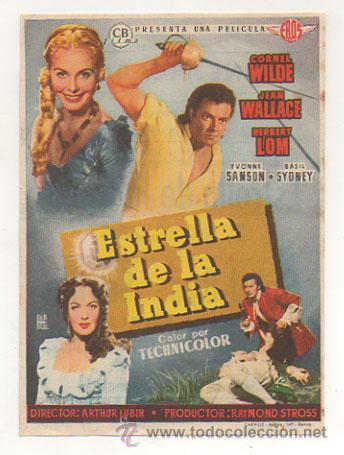 Kino: ESTRELLA DE LA INDIA. CINE PICAROL. 1955.