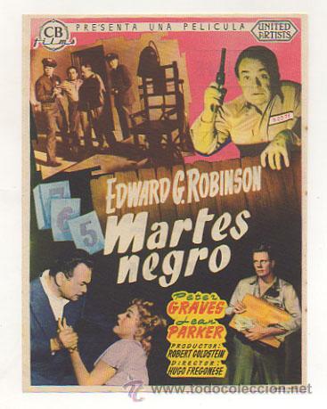 Kino: MARTES NEGRO. CINE PICAROL. 1955.