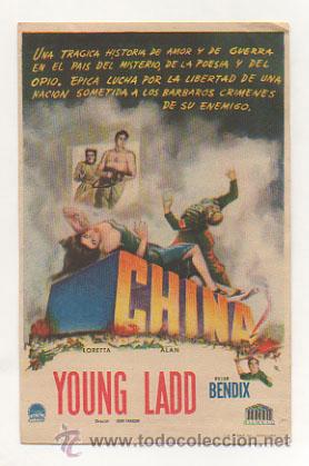 Cine: CHINA. LORETTA YOUNG, ALAN LADD. - Foto 1