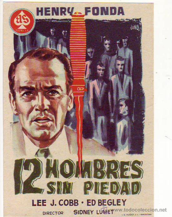 Kino: 12 hombres sin piedad - lee j. cobb - ed begley