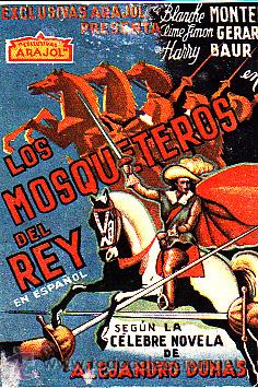 Cine: PROGRAMA DE CINE: LOS TRES MOSQUETEROS DEL REY PC-1414 - Foto 1