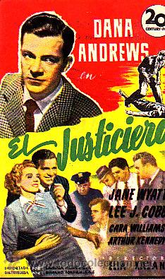 Cine: PROGRAMA DE CINE: EL JUSTICIERO PC-1434 - Foto 1