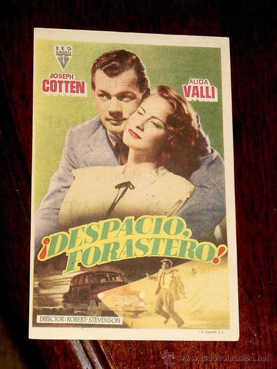 Cine: PROGRAMA DE CINE DESPACIO FORASTERO - CON PUBLICIDAD DE CINE RIALTO. - Foto 1