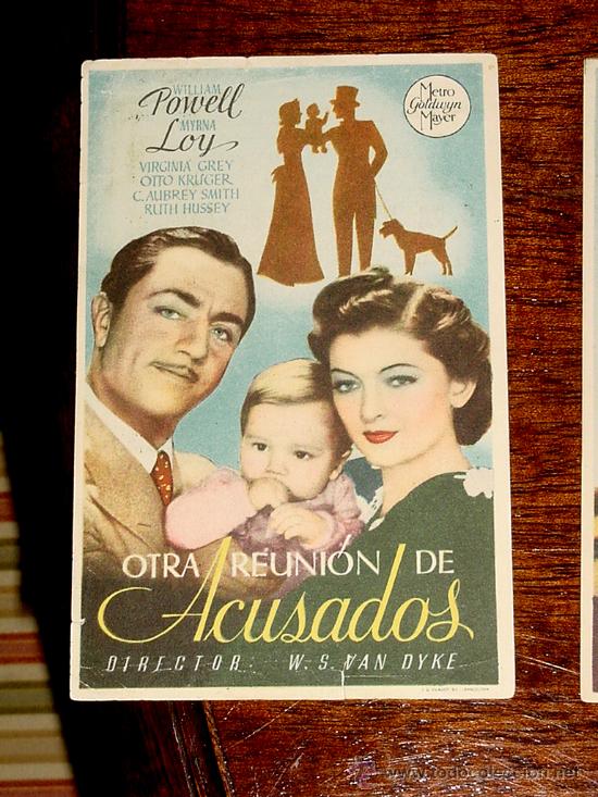 Kino: PROGRAMA DE CINE OTRA REUNION DE ACUSADOS - CON PUBLICIDAD DE CINE RIALTO - VILLANUEVA DE LA SERENA
