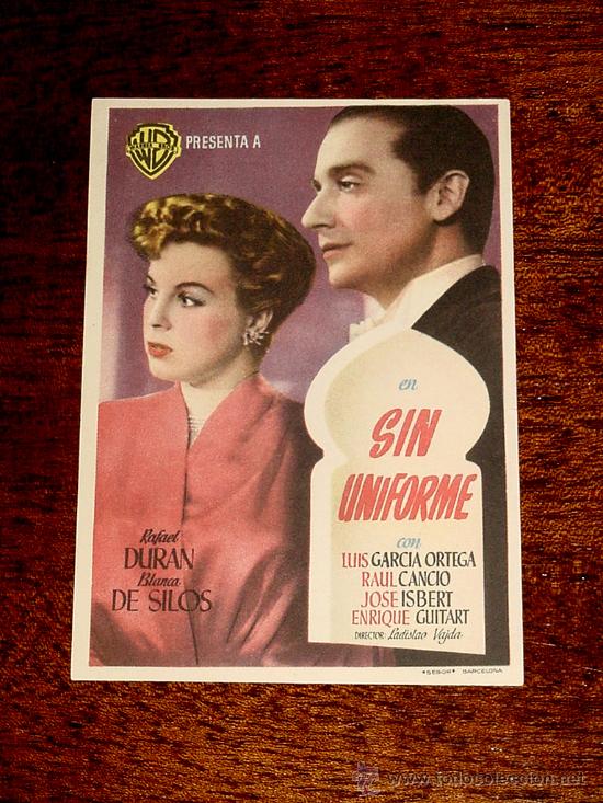 Cine: ANTIGUO PROGRAMA DE CINE SIN UNIFORME - SIN PUBLICIDAD. - Foto 1