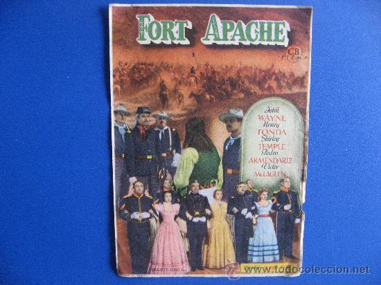 Cine: PROGRAMA DE MANO,FORT APACHE. SIN PUBLICIDAD . - Foto 1