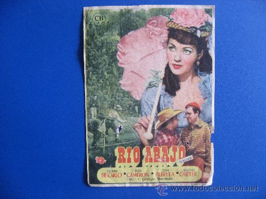 Cine: PROGRAMA DE MANO,RIO ABAJO,. - Foto 1