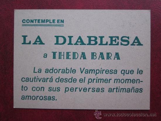 Cine: LA DIABLESA - THEDA BARA - FACSIMIL - Foto 2