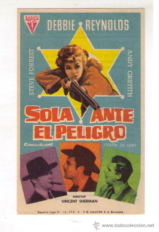 Programa De Cine - Sola Ante El Peligro - Debbi - Vendido En Venta ...