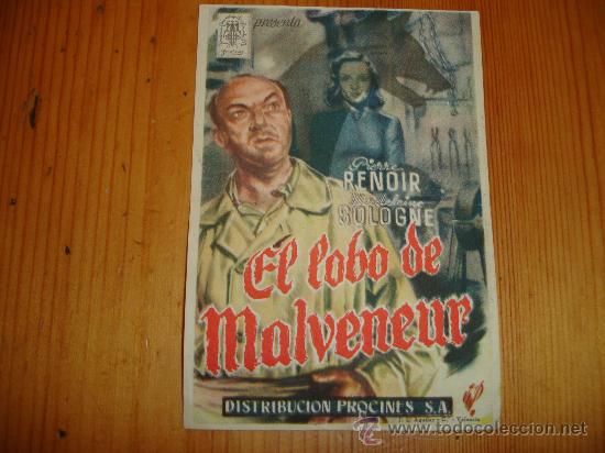 Cine: EL LOBO DE MALVENEUR - Foto 1