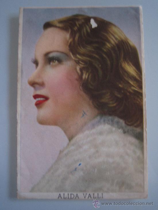 Kino: alida valli - folleto de mano original