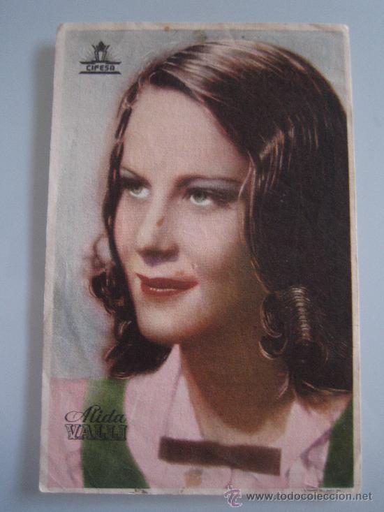 Kino: alida valli cifesa - folleto de mano original
