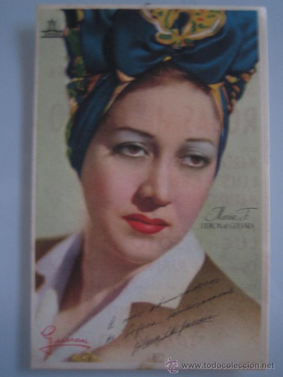 Kino: rosas de oto&ntilde;o maria f ladron de guevara cifesa - folleto de mano original