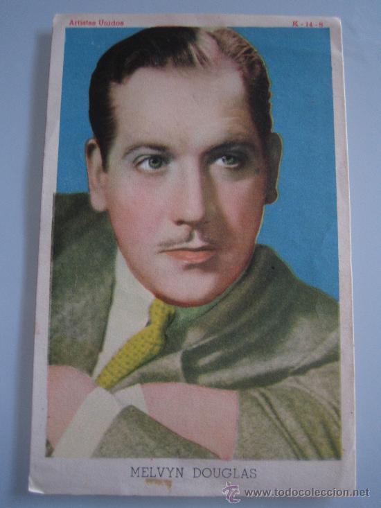 Cine: melvyn douglas - folleto de mano original - Foto 1