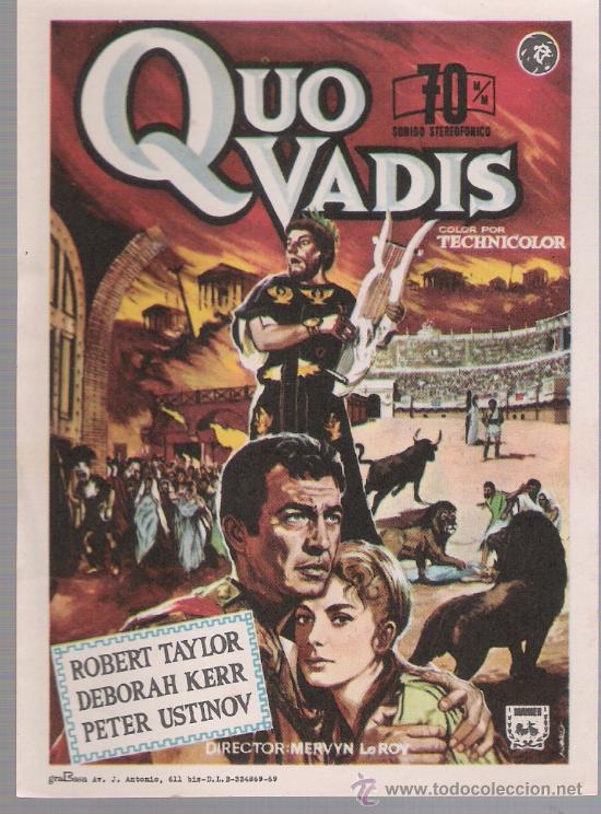 Cine: Quo Vadis. Sencillo de Mahier. - Foto 1