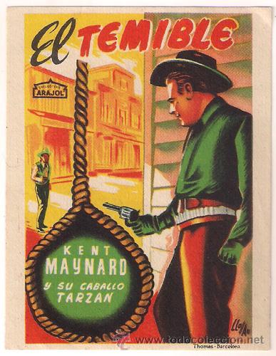 Cine: PTCC 304 EL TEMIBLE PROGRAMA SENCILLO ARAJOL KEN MAYNARD - Foto 1