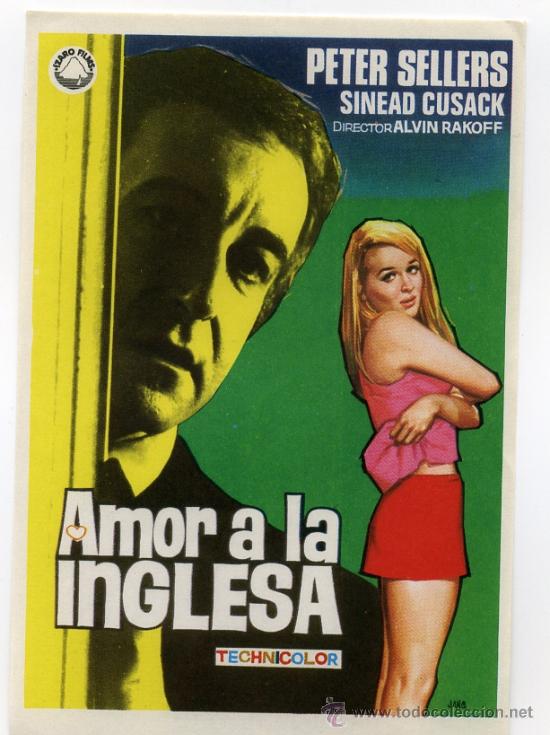Cine: AMOR A LA INGLESA, con Peter Seller. - Foto 1