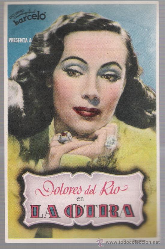 Cine: La otra. Sencillo de E. Barcel&oacute;.  Cine Mari - Le&oacute;n 1948.   &iexcl;IMPECABLE! - Foto 1