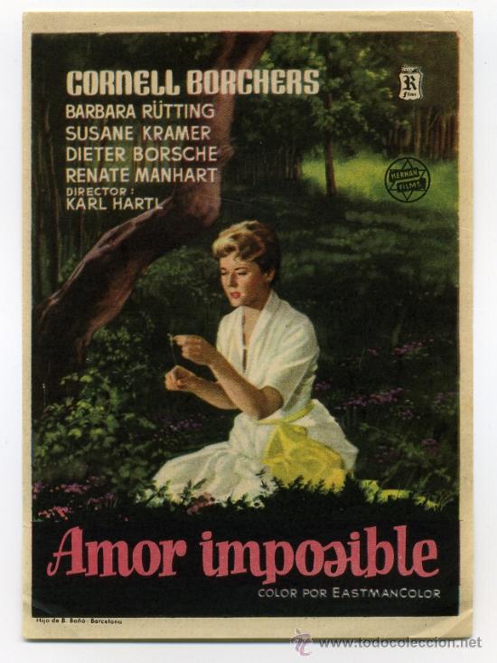 Cine: AMOR IMPOSIBLE, con Cornell Borchers. - Foto 1